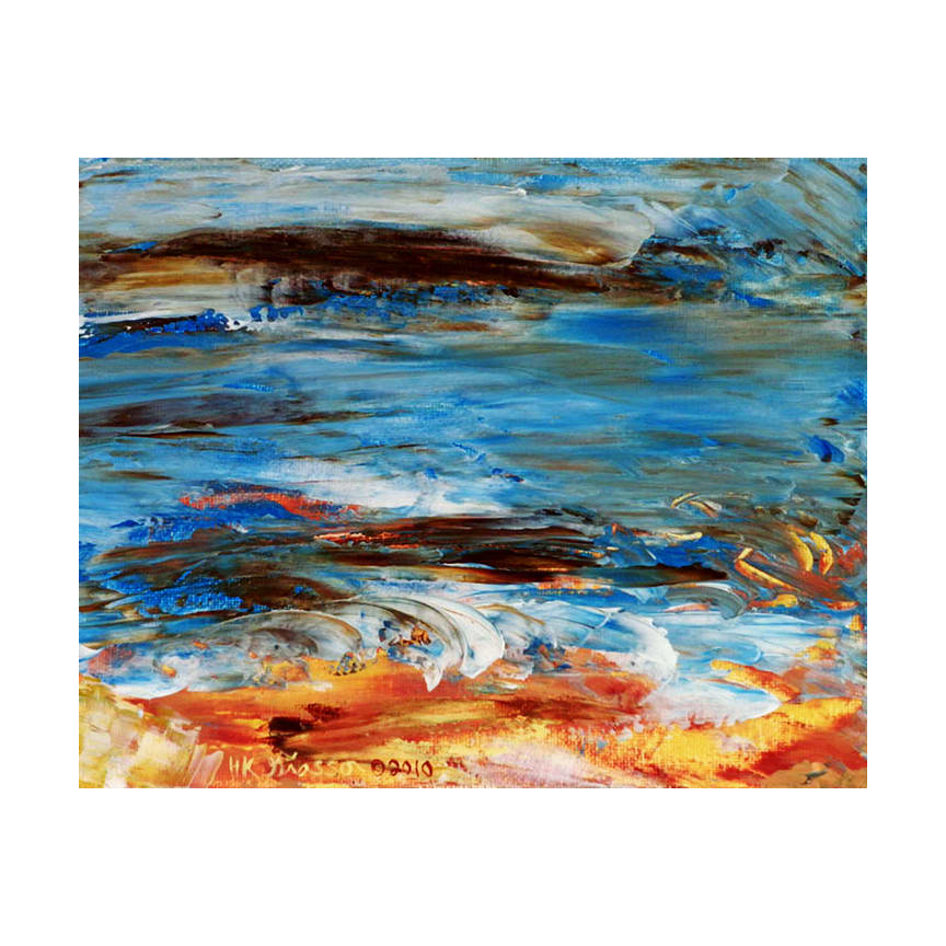Lakewaves IV by Helena Kuttner-Giasson 