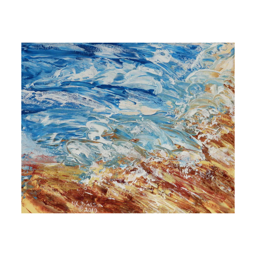 Lakewaves V by Helena Kuttner-Giasson, Image 1.