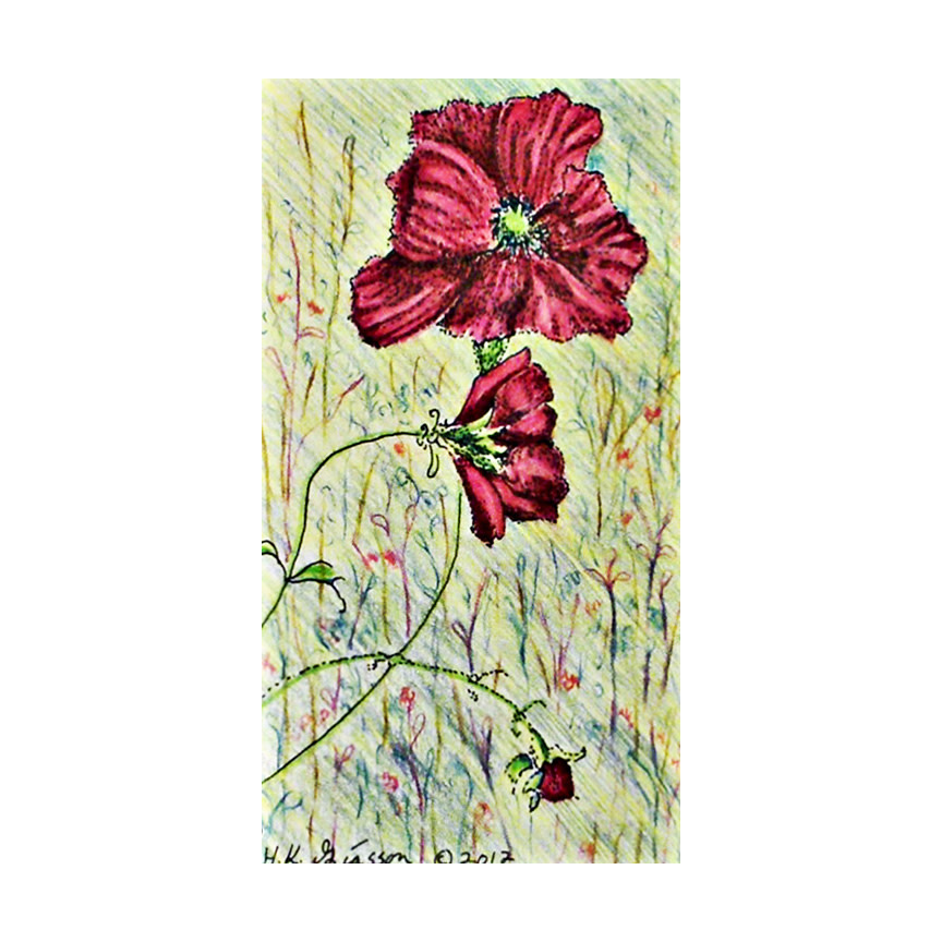 Oriental Rose II by Helena Kuttner-Giasson, Image 3.