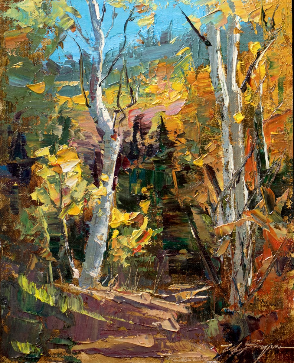 Aspen Glow Study by MICHELE BYRNE 