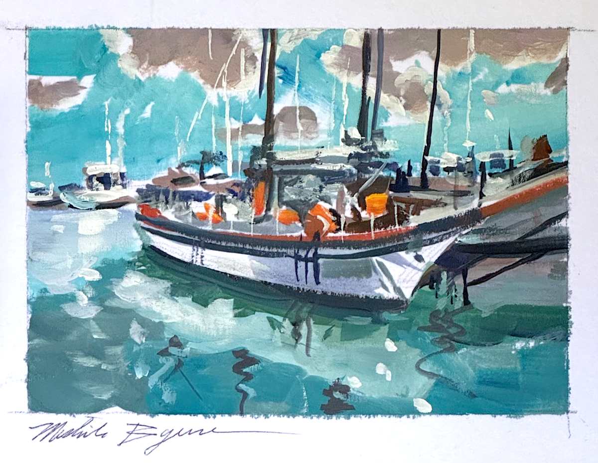 Harbour Days - Study by MICHELE BYRNE, Image 1.