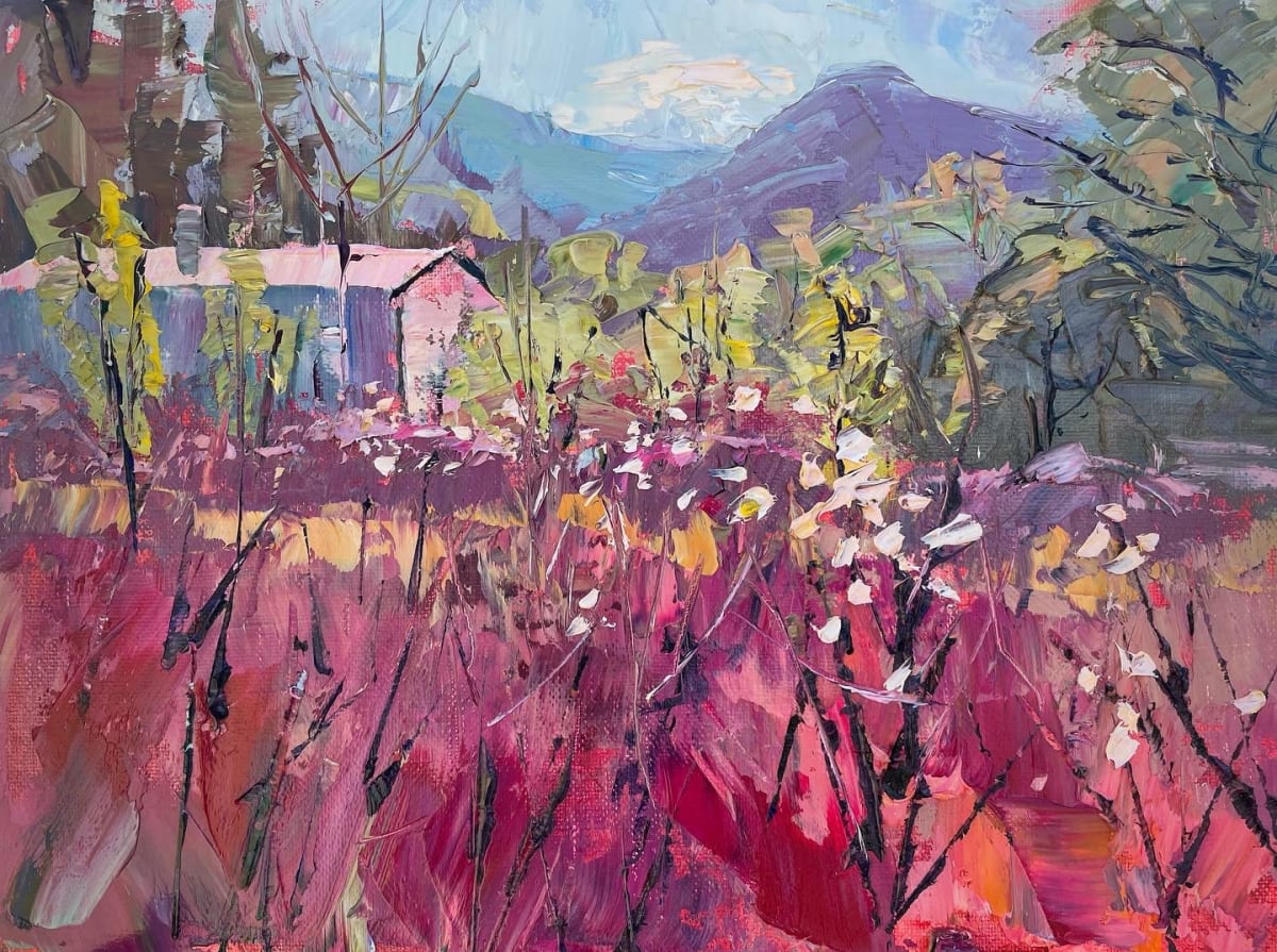 Wild Plums & Spring Greens by MICHELE BYRNE 