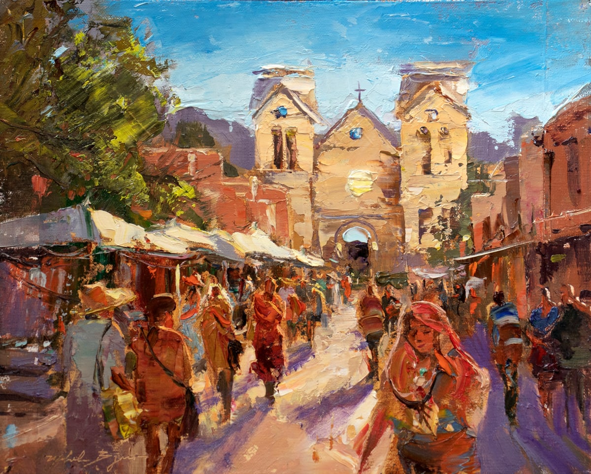 Santa Fe Indian Market - Study by MICHELE BYRNE 