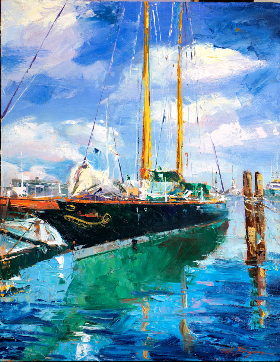 American Schooner Blues by MICHELE BYRNE, Image 1.