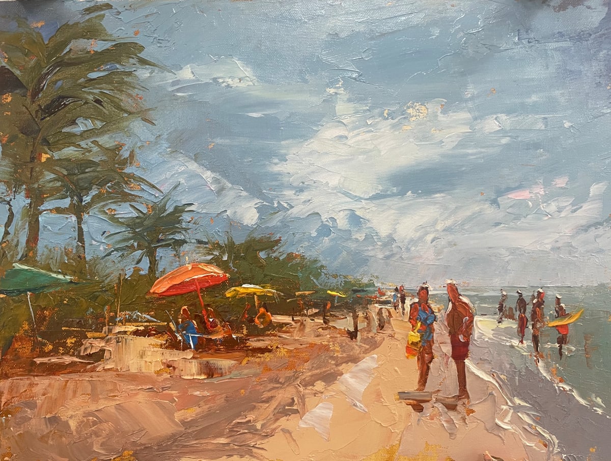 Bonita Beach Afternoon by MICHELE BYRNE 