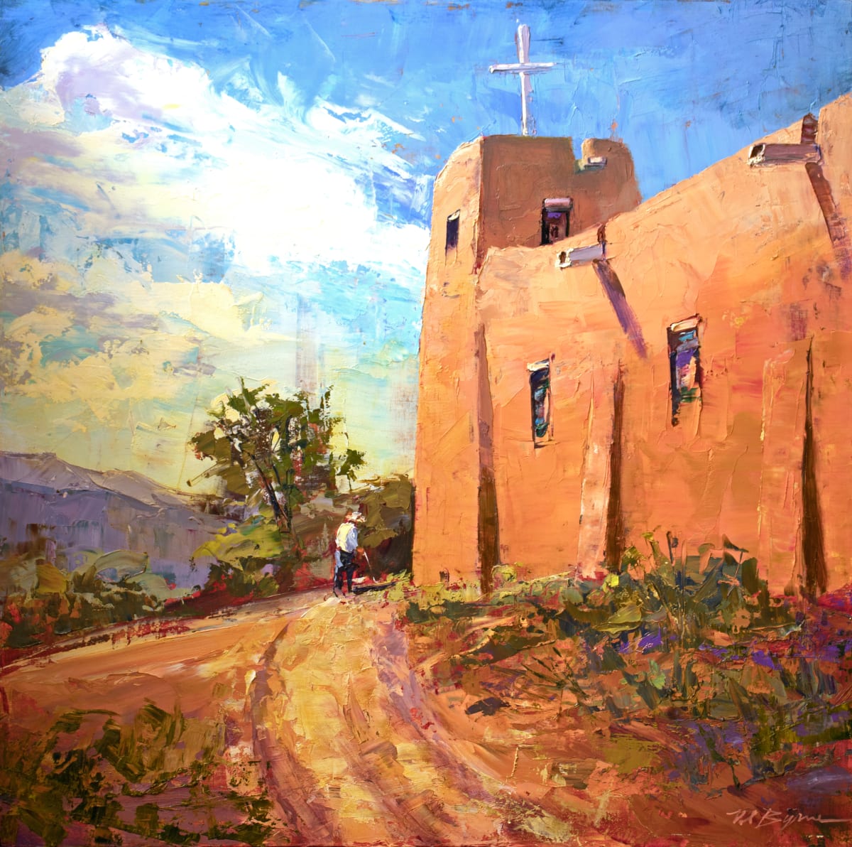 Sagrado Corazón de Jesus, Nambe by MICHELE BYRNE 