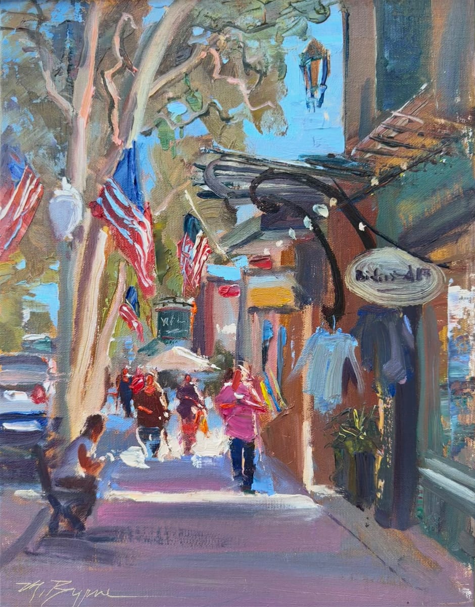 Flags on Marine by MICHELE BYRNE 