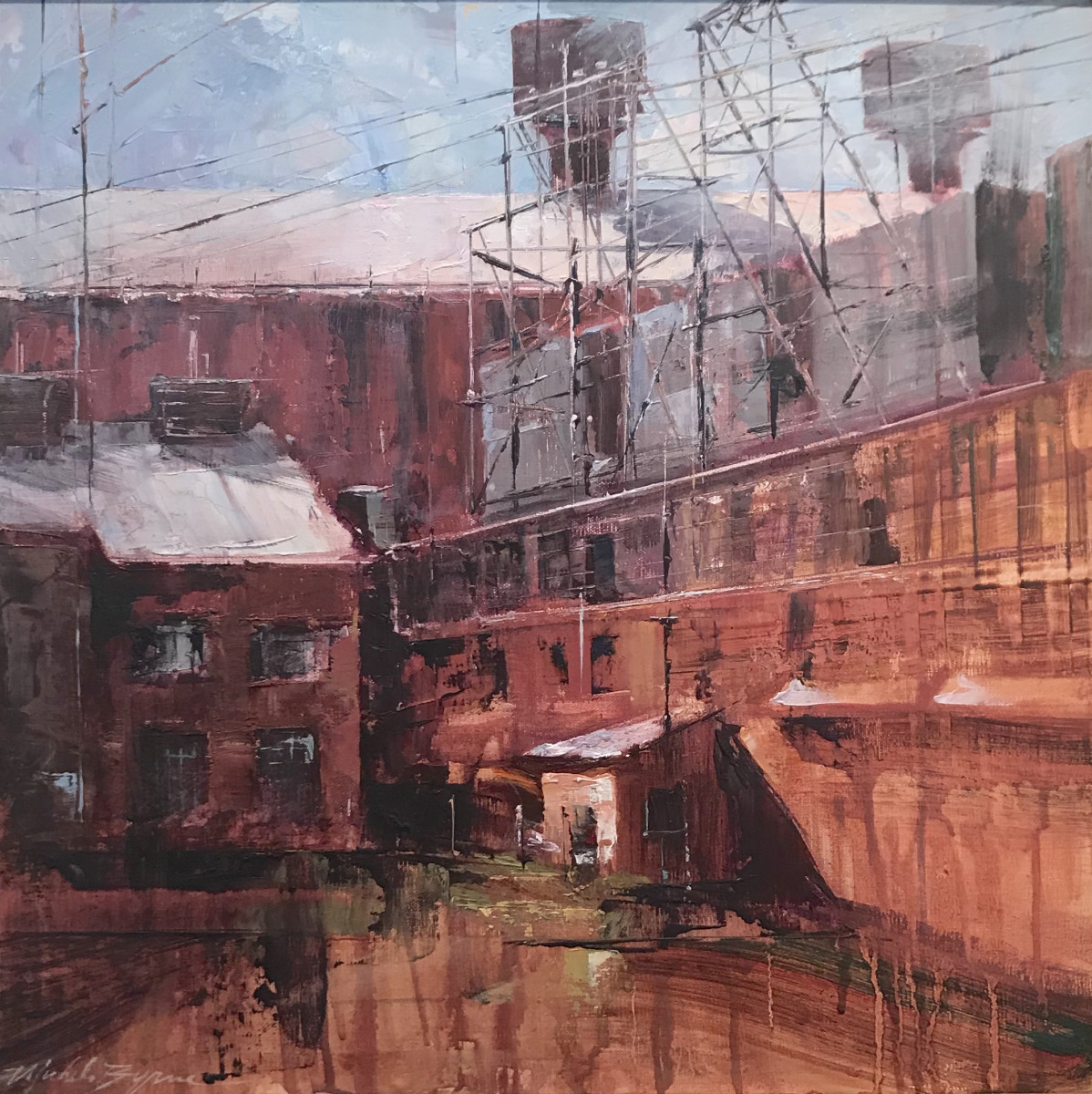 Lukens Steel Mill by MICHELE BYRNE 