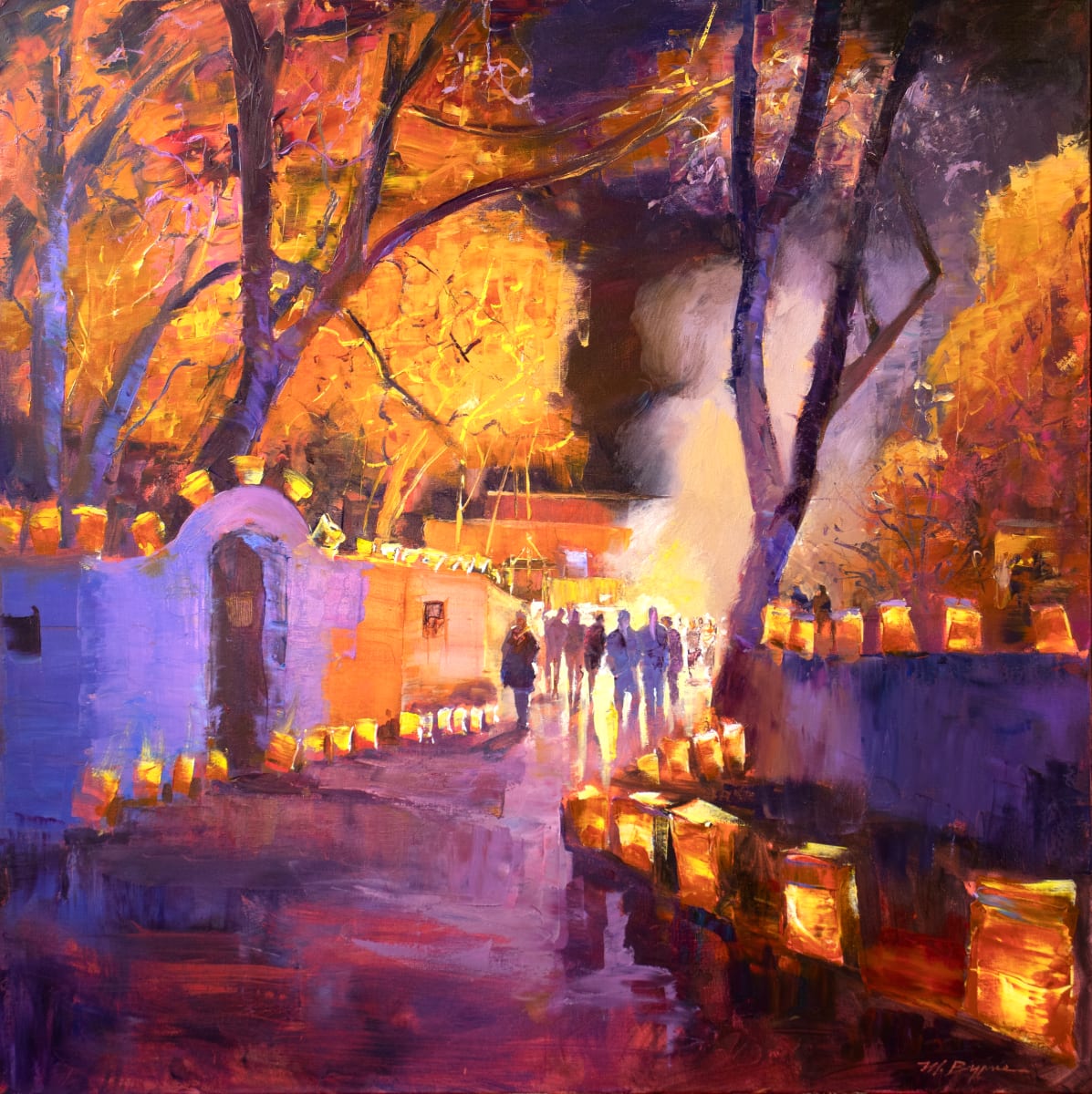 Luminaria Gathering by MICHELE BYRNE 