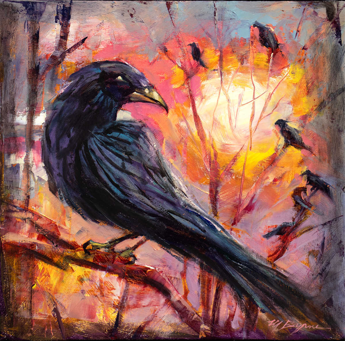 Crow Crowd by MICHELE BYRNE 