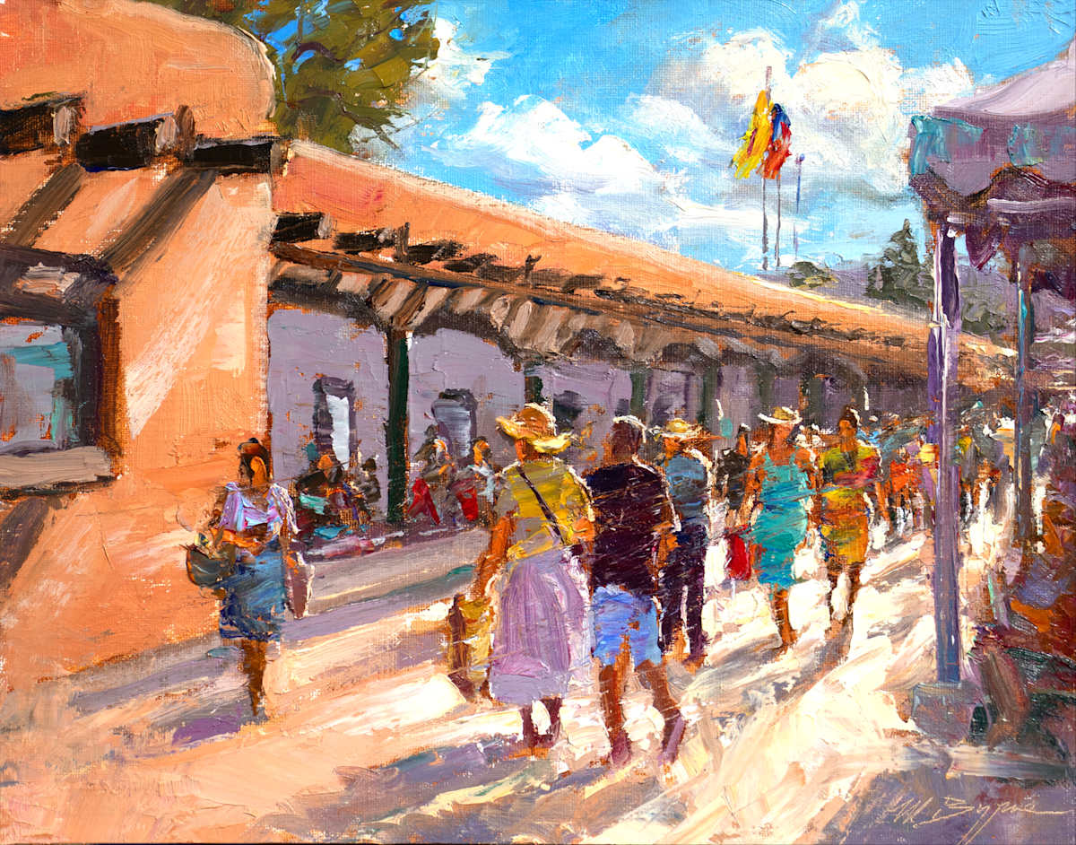 Santa Fe Shoppers by MICHELE BYRNE, Image 1.