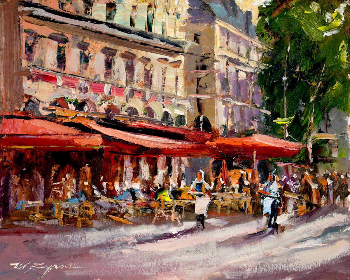 Saint-Michel Cafe by MICHELE BYRNE 