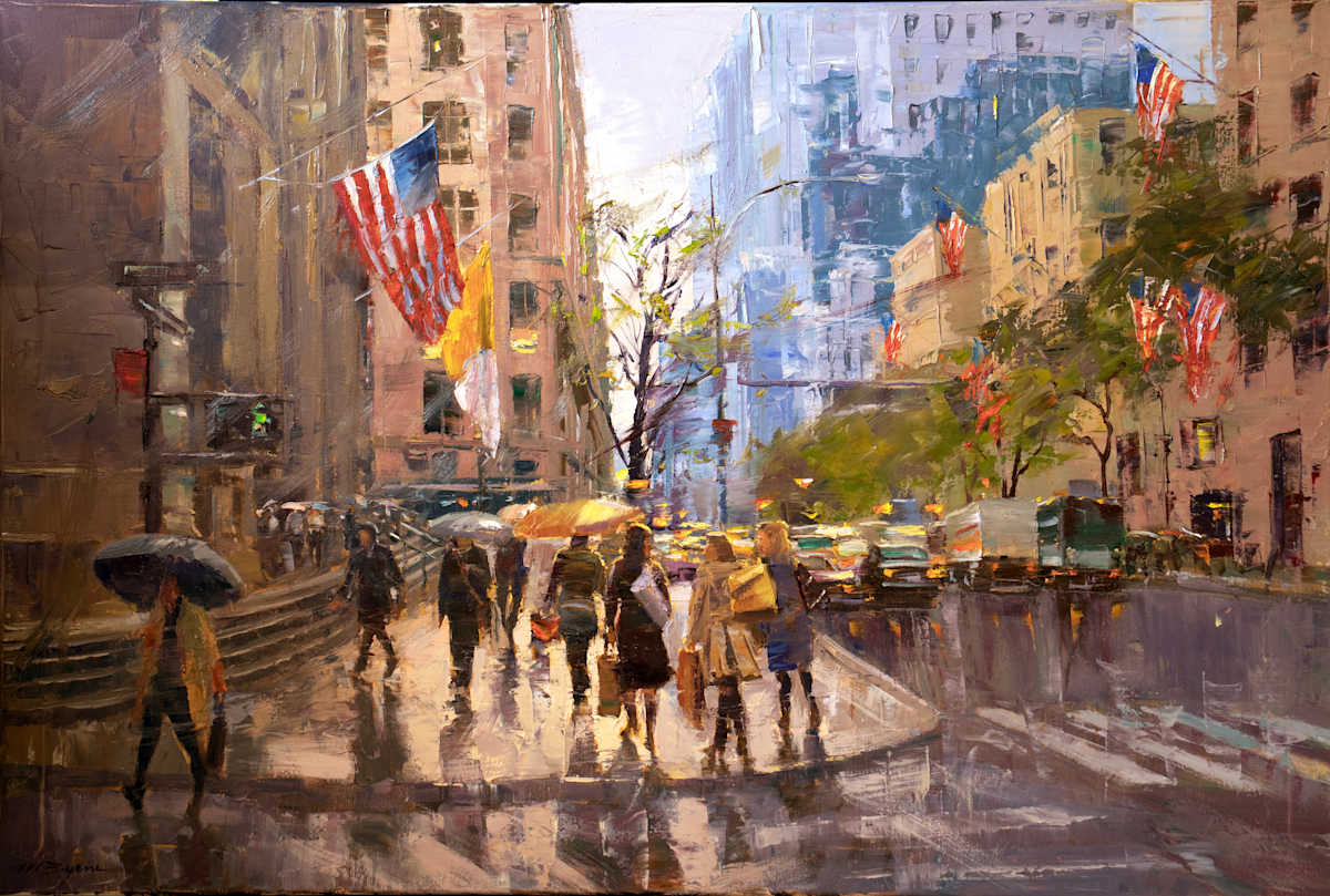 Shopping Shuffle on Fifth by MICHELE BYRNE, Image 1.