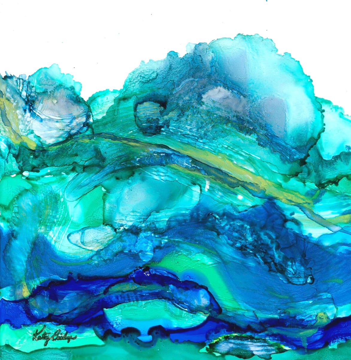 UNDERTOW (ink motion) by Katy Bishop 