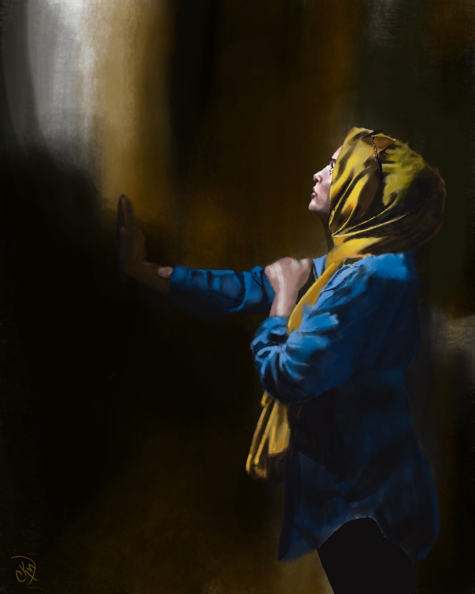 Hope for Ukraine by Carolyn Wonders  Image: Hope for Ukraine Close Up