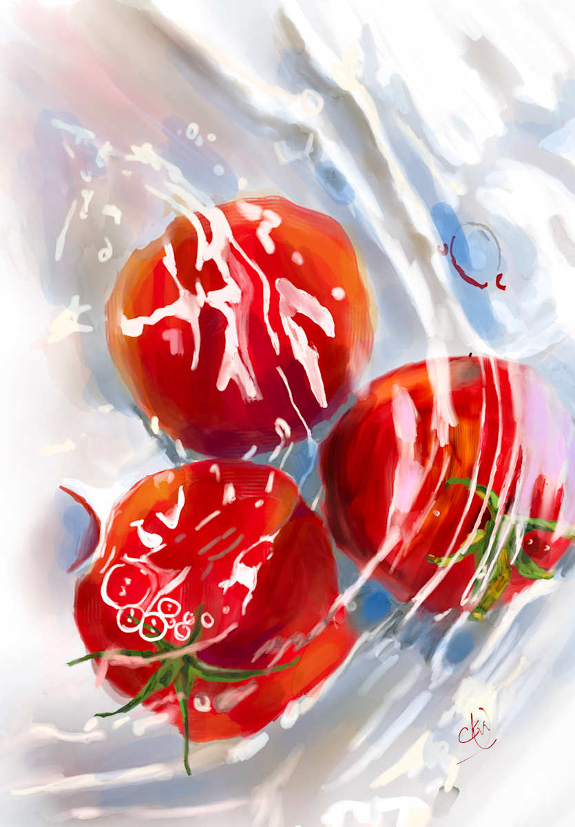 Ruby Reds Underwater by Carolyn Wonders, Image 1.