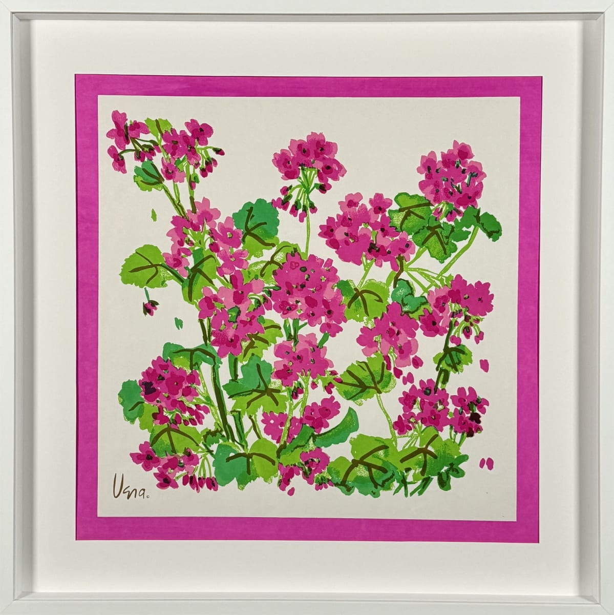 Geraniums by Vera Neumann, Image 4.