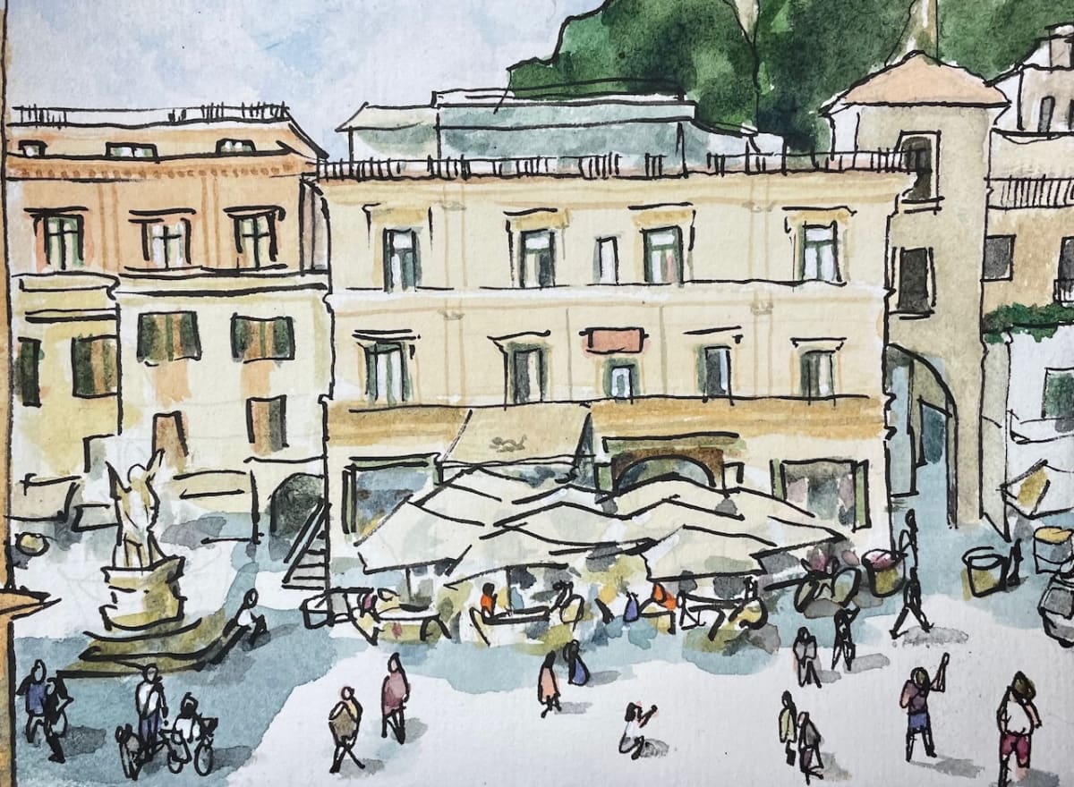 Piazza del Duomo, Amalfi by curtis bay 