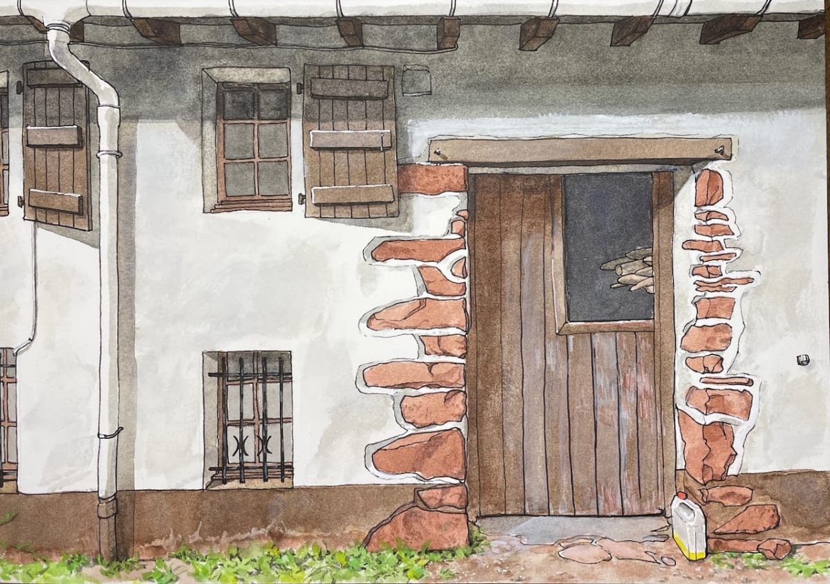 Basque Country Doorway by curtis bay 