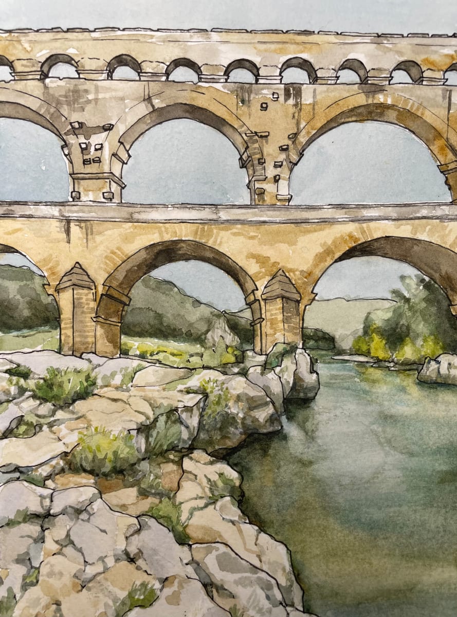 Pont du Gard by curtis bay 
