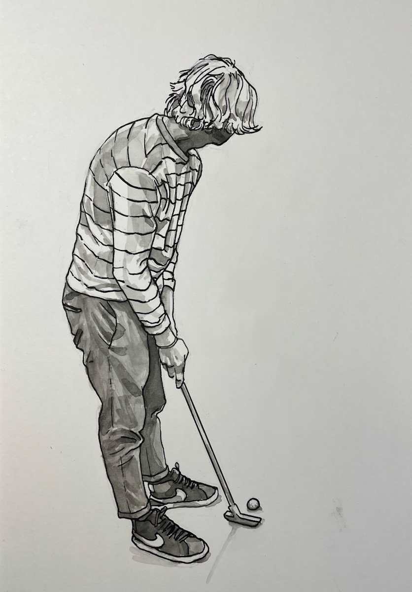 Putting by curtis bay 