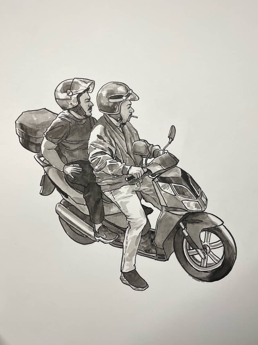 Riding by curtis bay 