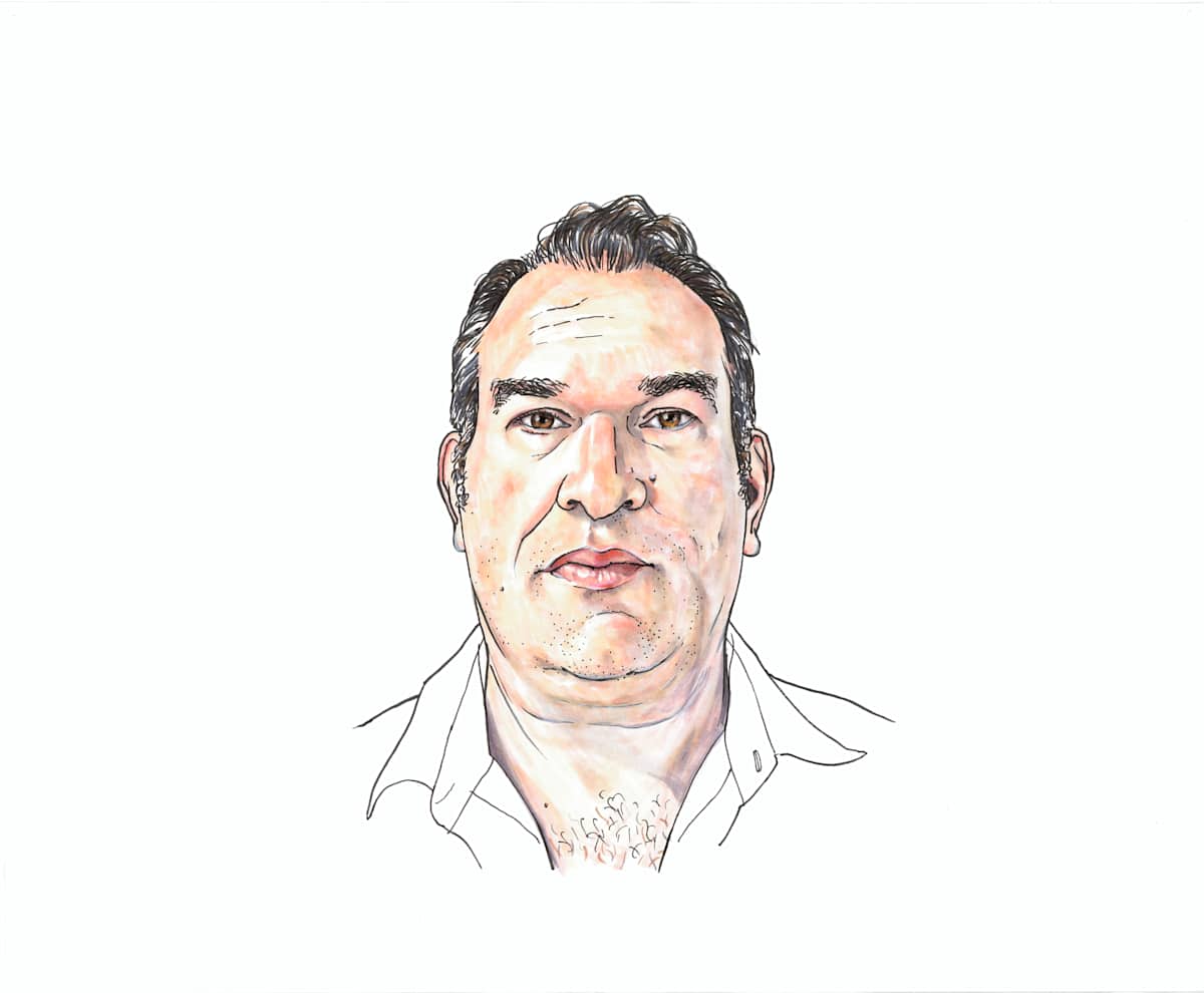 Portrait of Enrique by curtis bay 