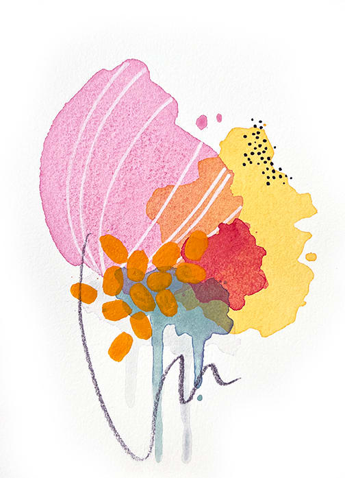 Spring Bloom by Nikki Braun  Image: 6x8 on 300lb Arches Watercolor Paper
Price unframed