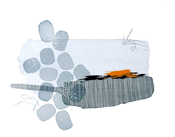 Grey Day by Nikki Braun  Image: 10x8 on 300lb Arches Watercolor Paper
Price unframed