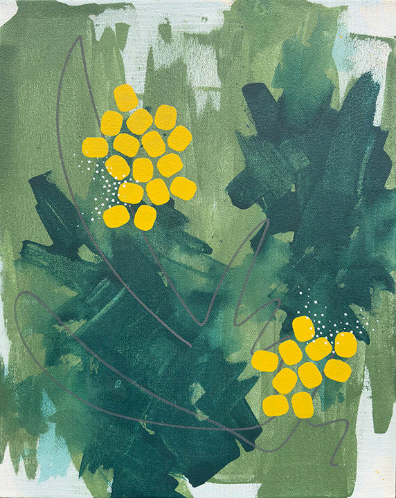 Through the Trees by Nikki Braun  Image: 16 x 20 Acrylic on Gallery Wrapped Canvas
Price is unframed