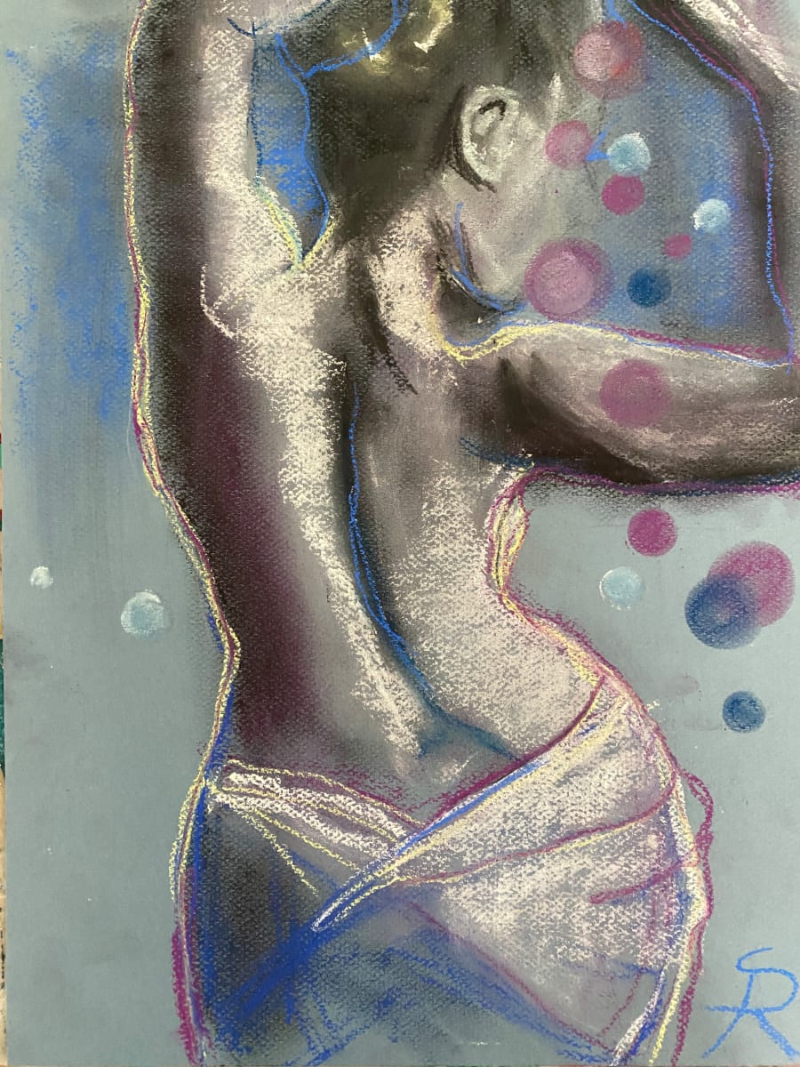 Nude in Pastel #1 by Sabine Ronge 