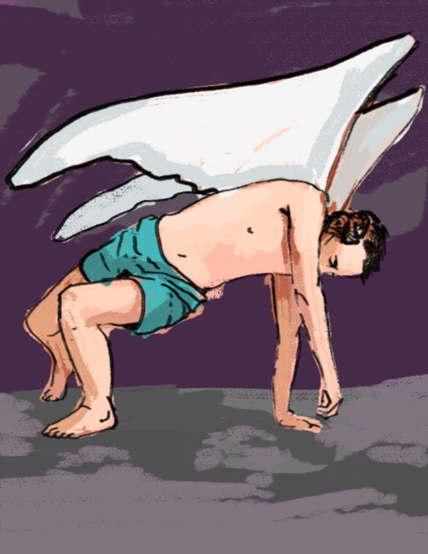 Angel Maneuvering by Brian Huntress 
