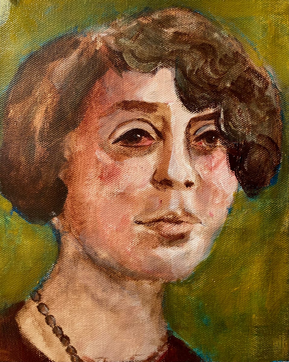 Portrait of Woman by Brian Huntress Artwork Archive