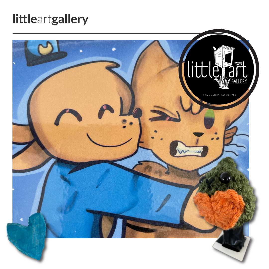 Little Art Gallery  Image: Contributing art for the Little Art Gallery.