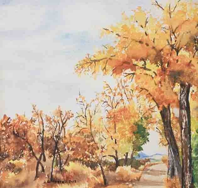 Autumn Lane by Judy Witherell 