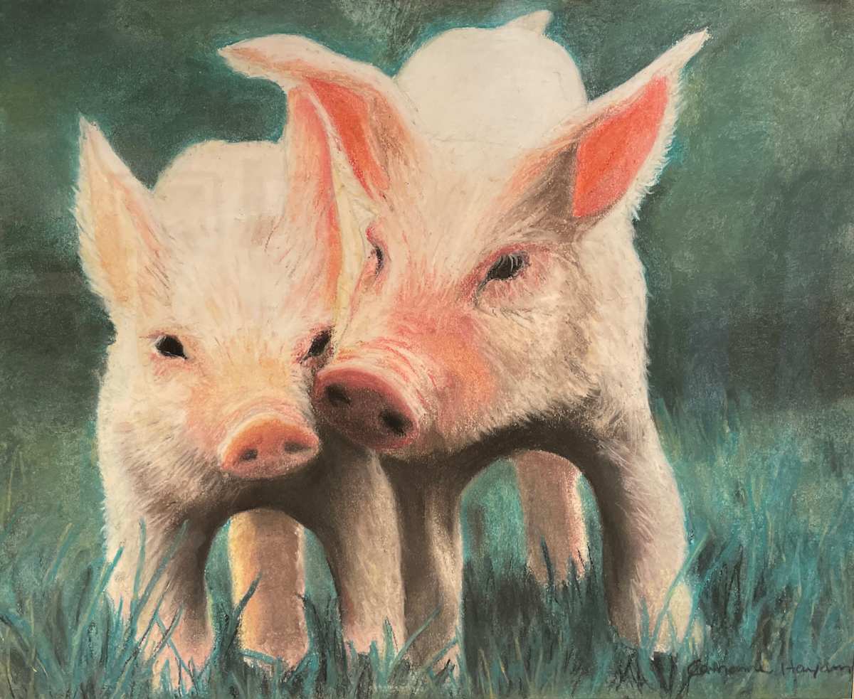 Pigs in the Grass by Catherine Nugent, Image 2.