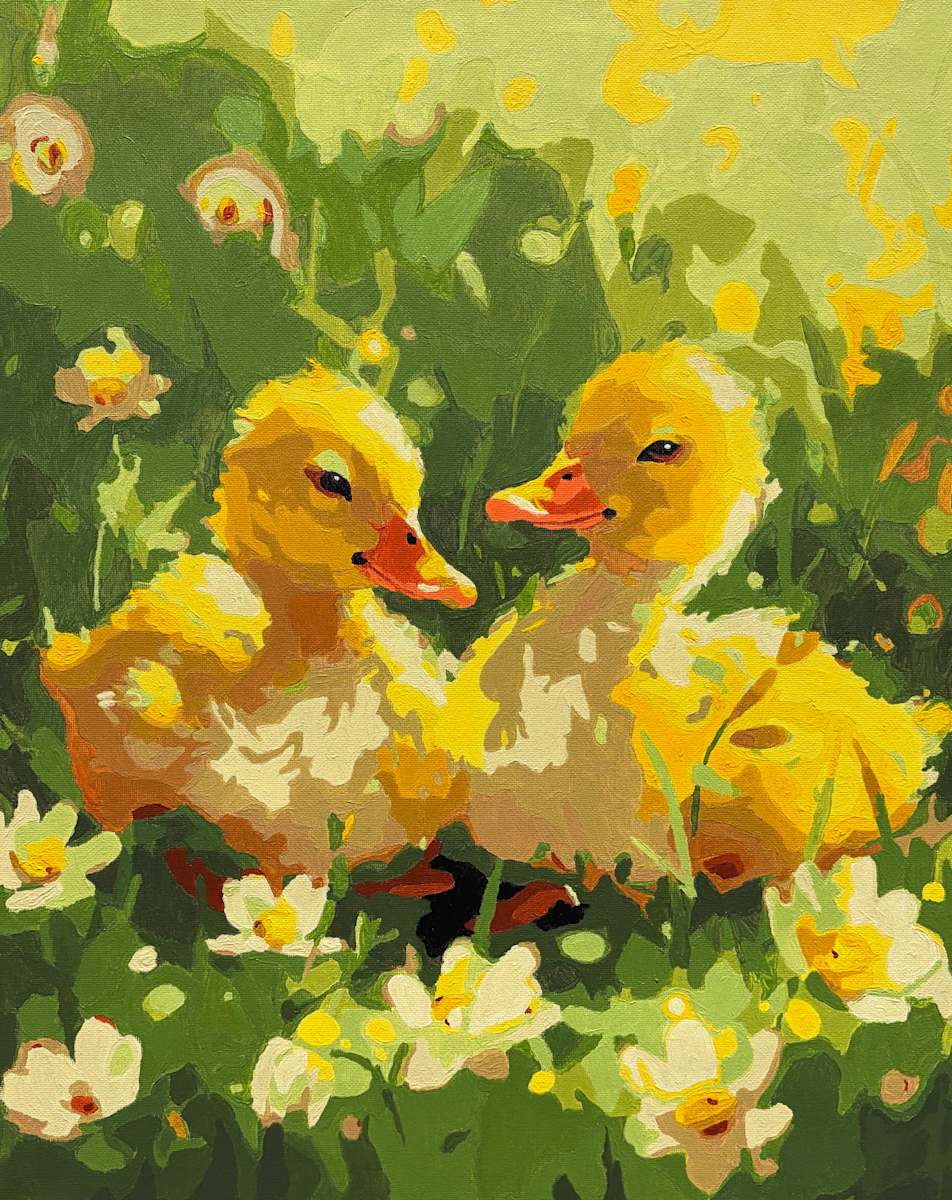 Ducklings in Spring by Lisa Hughbanks, Image 6.