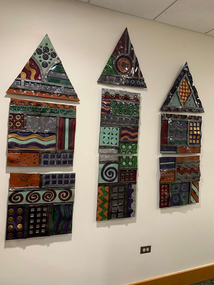 Ceramic Houses by Mike Ricks, Image 1.