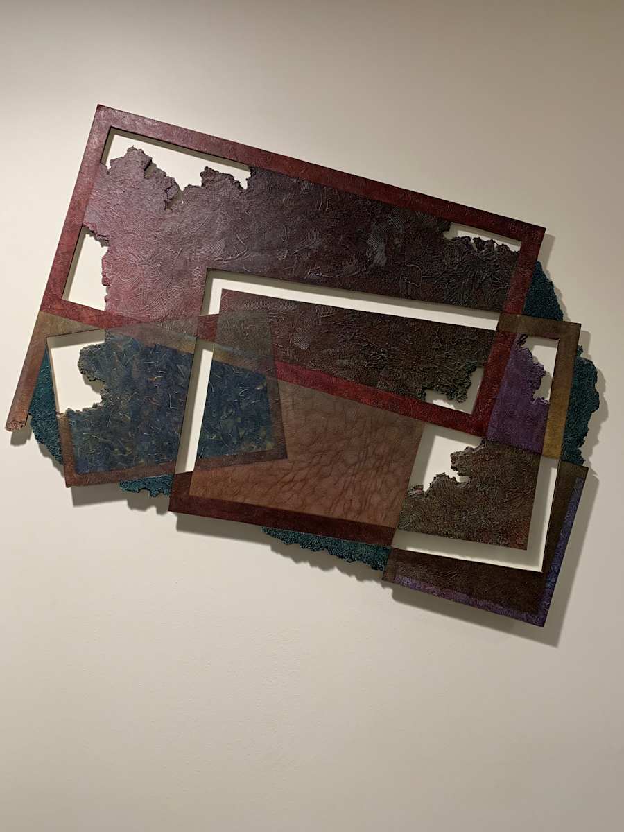 Masonite Wall Sculpture by Scott Graves, Image 1.