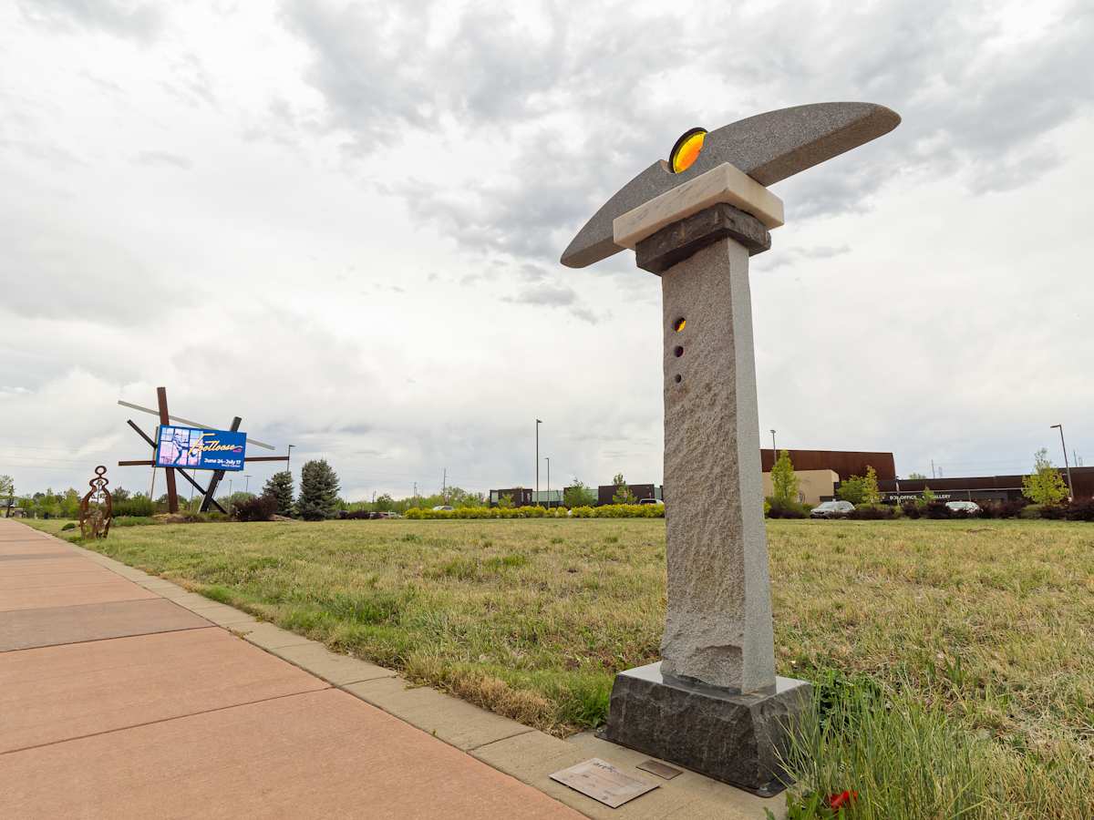 Amber Eye (Permanent Public Art) by Glenn Zweygardt 