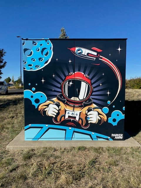 Utility Wrap - Astronaut (Railbender Park Playground), Image 3.