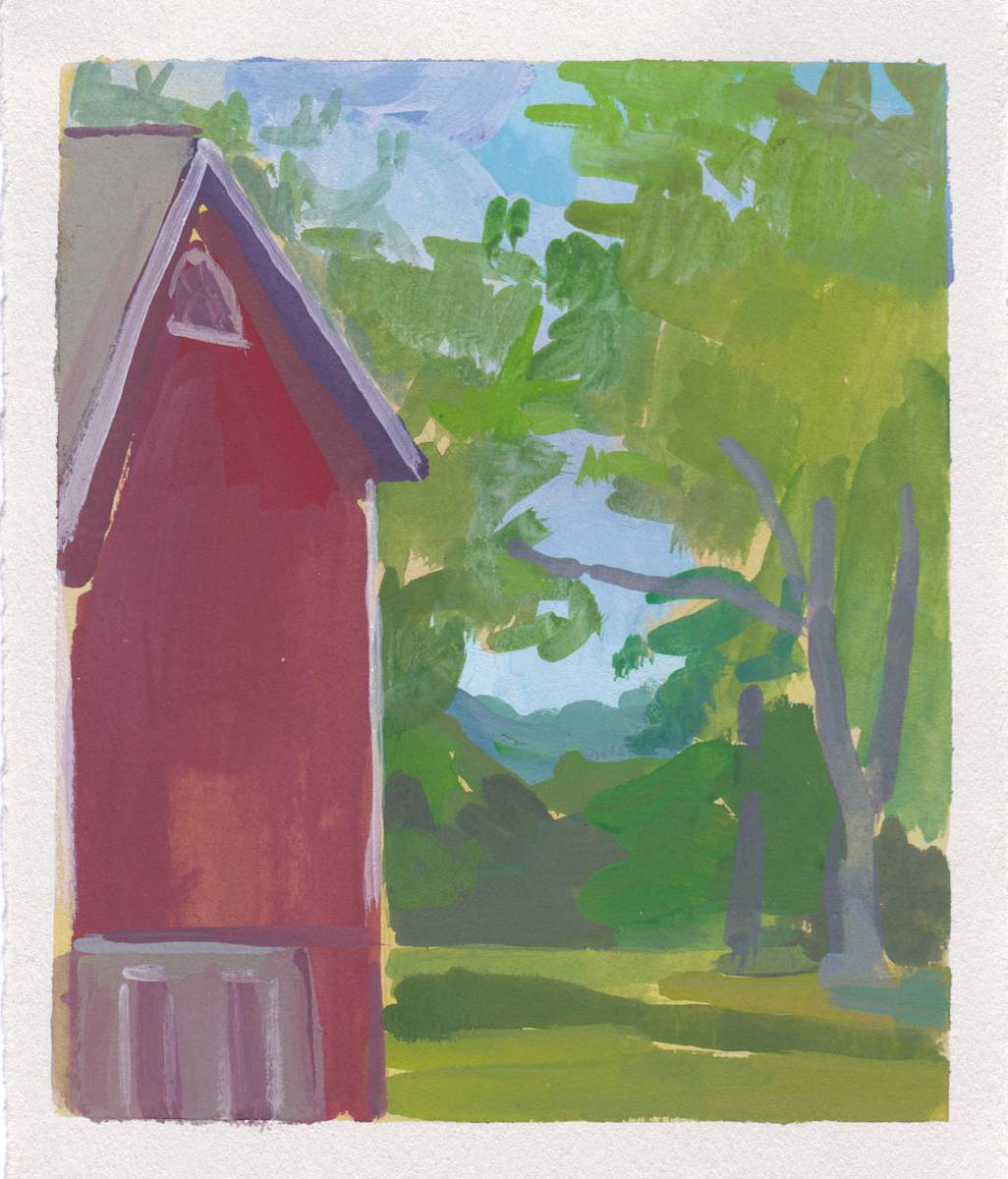 Red Barn Near the River by Michelle Farro, Image 2.