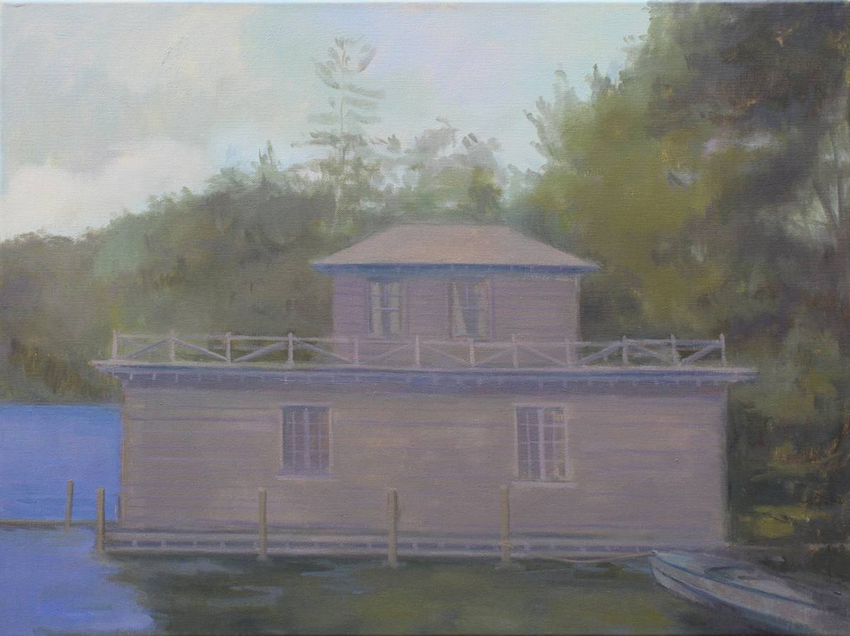 our houseboat in summer by Michelle Farro, Image 1.