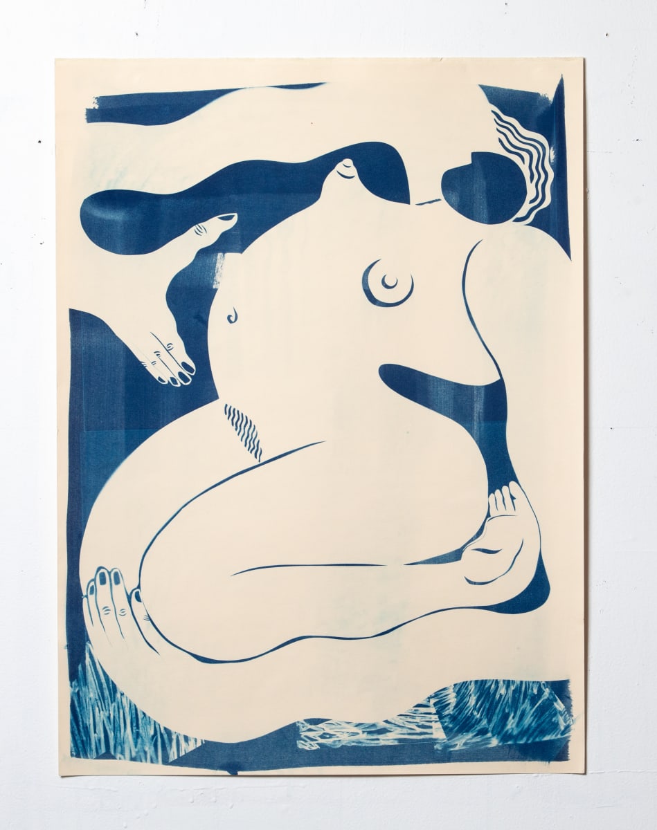 Cyanotype 1 by Rose Jaffe 