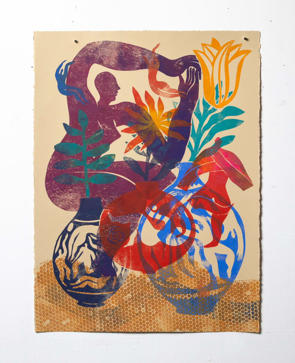 Purple Stretch by Rose Jaffe 