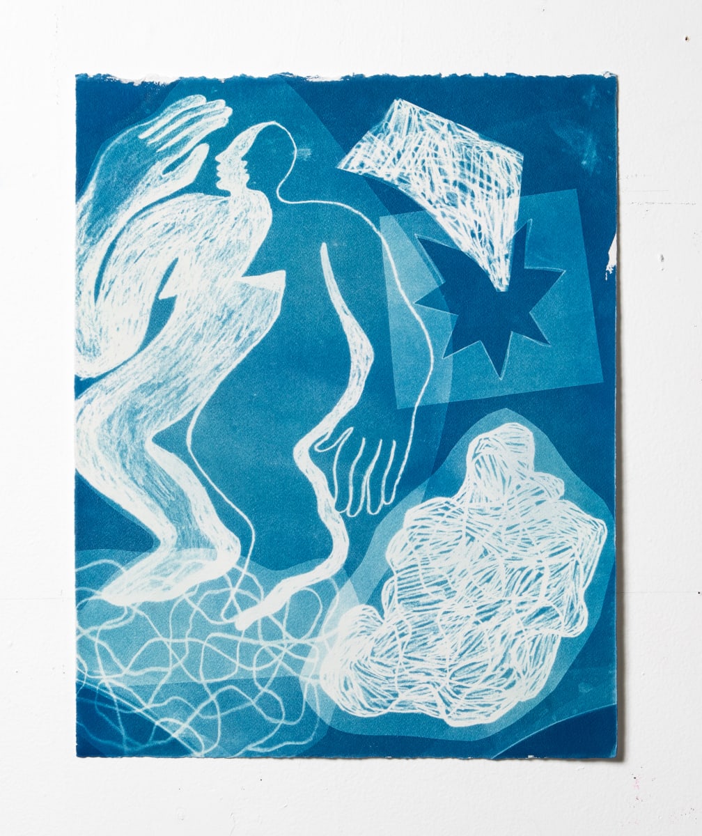 Cyanotype 2 by Rose Jaffe 