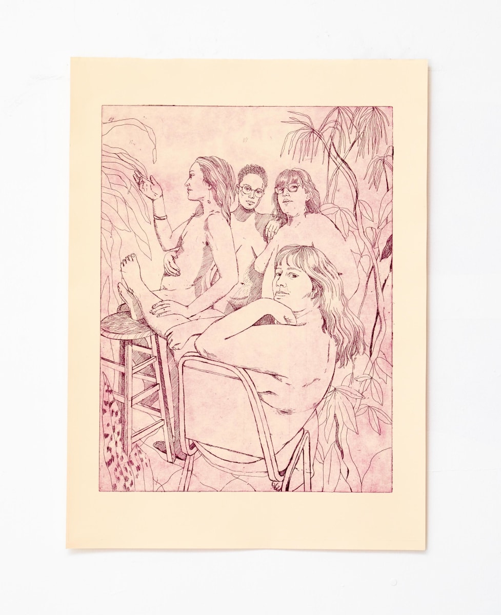 Just Us (FRAMED) by Rose Jaffe 