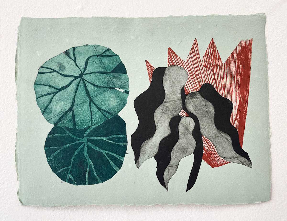 Garden Leaves by Rose Jaffe 