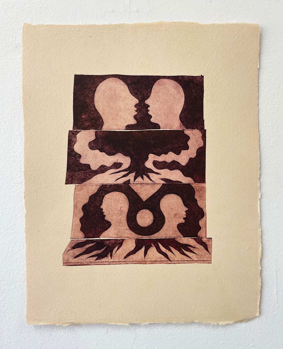 Exquisite Corpse (Red) by Rose Jaffe, Image 1.