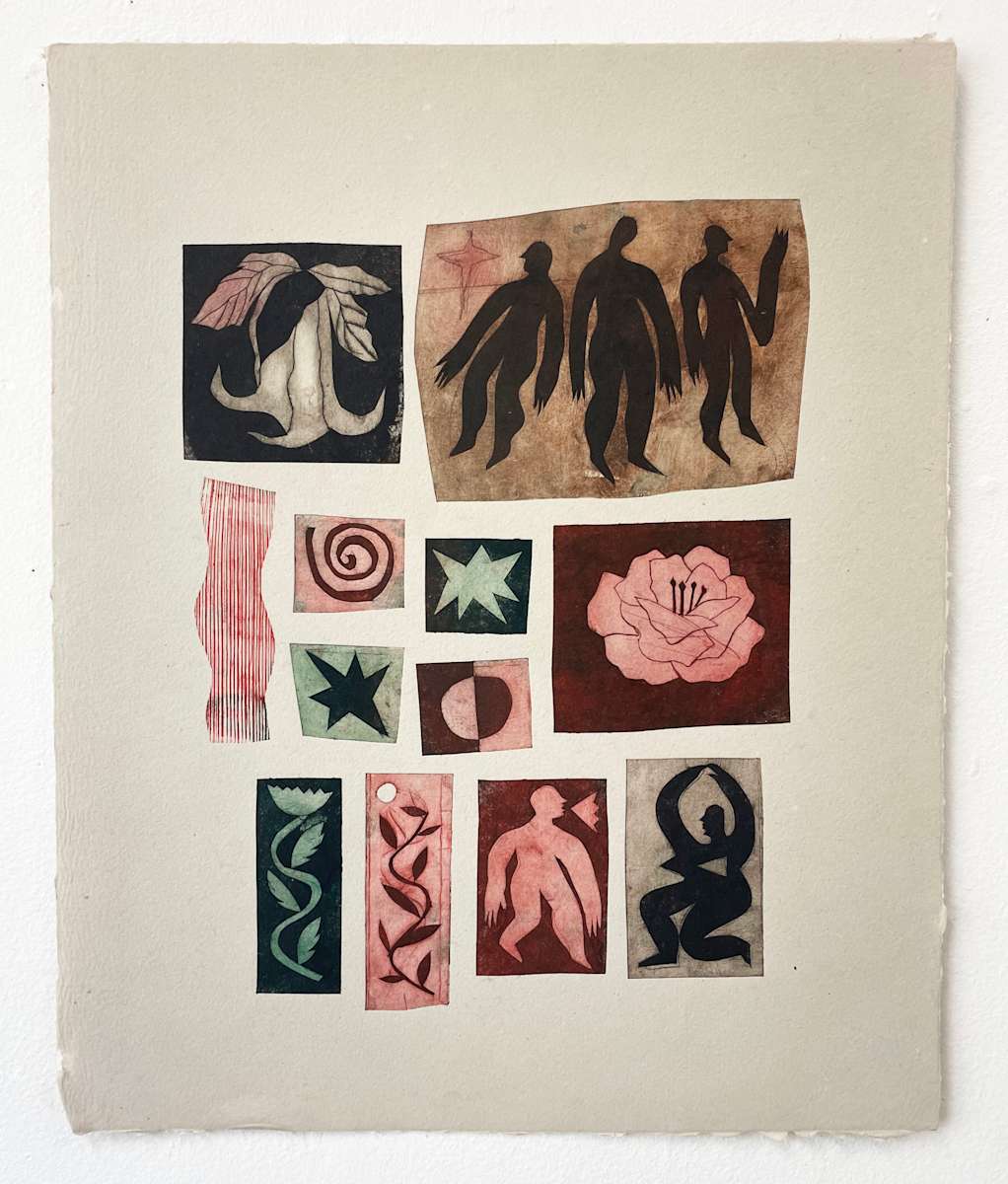 Garden Mosaic I by Rose Jaffe 